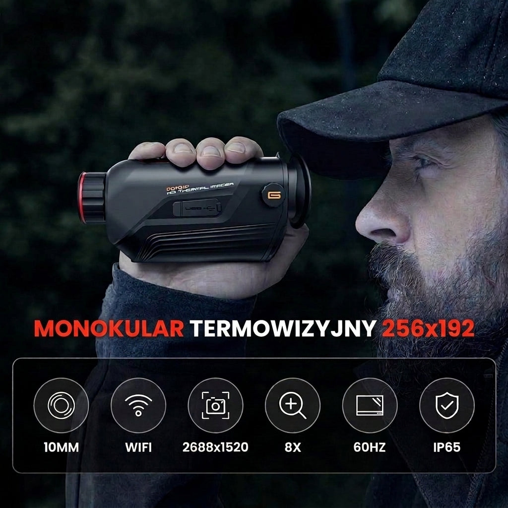 Zaawansowany monokular termowizyjny z wyświetlaczem